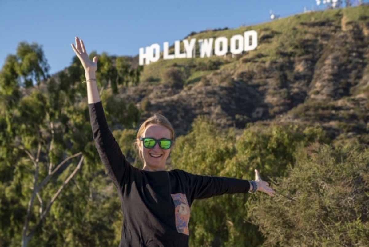 hollywood sign view