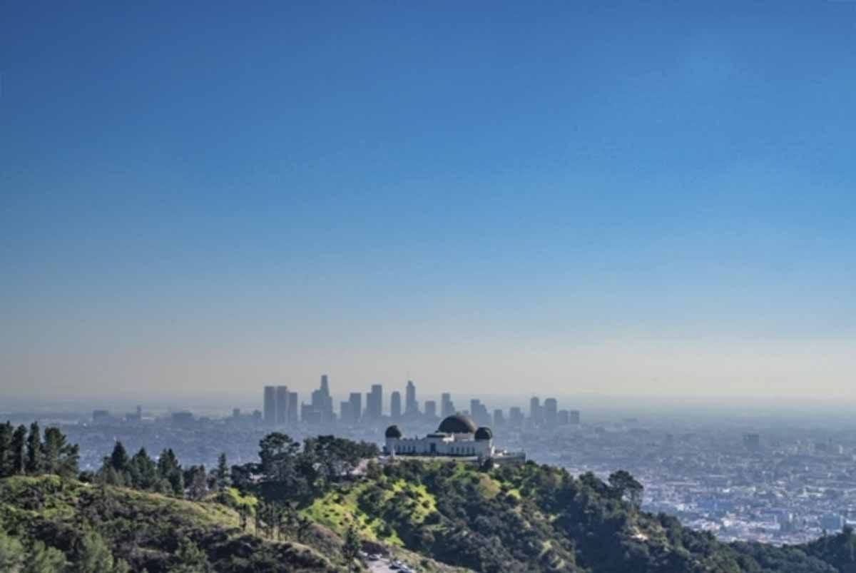 los angeles Griffithin observatorion näkymä