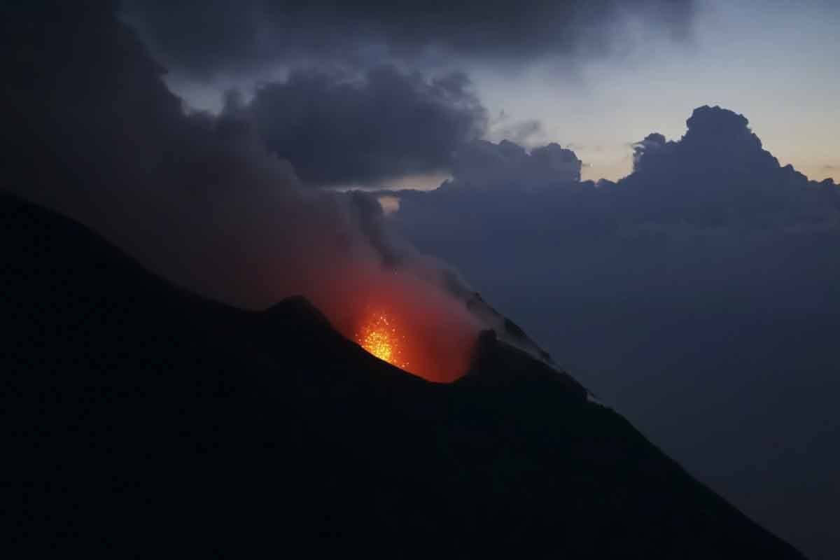 Olaszország augusztusban stromboli